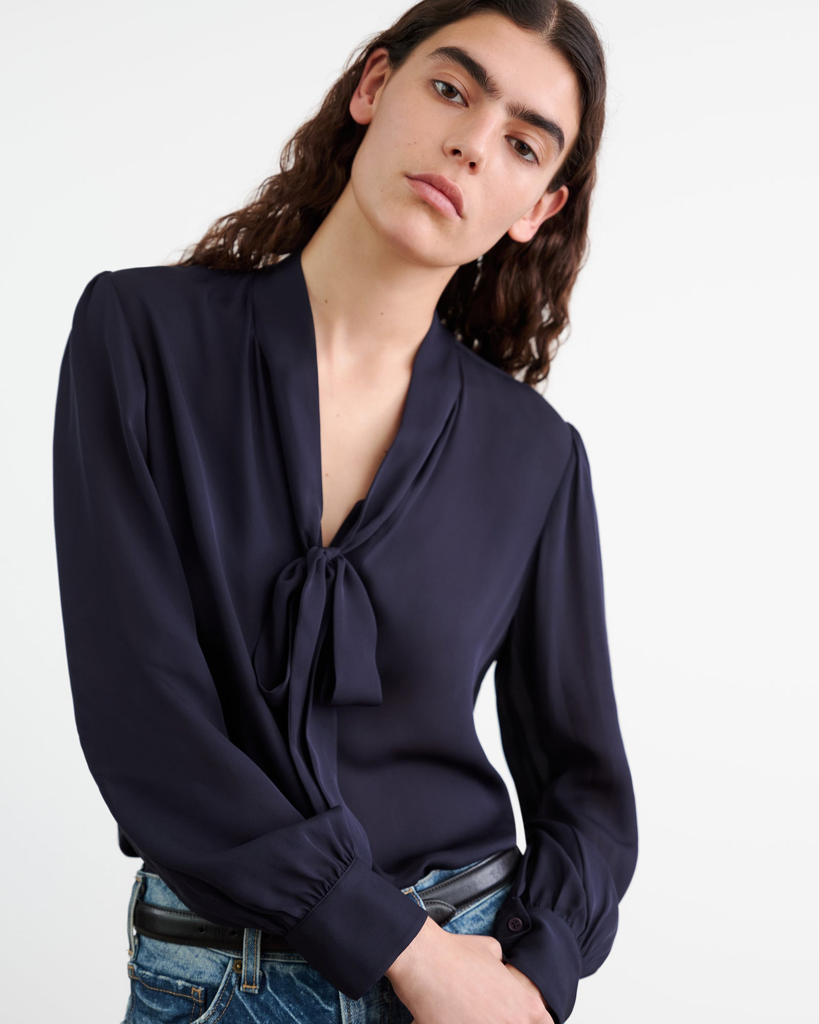 CARINA SILK BLOUSE - 3