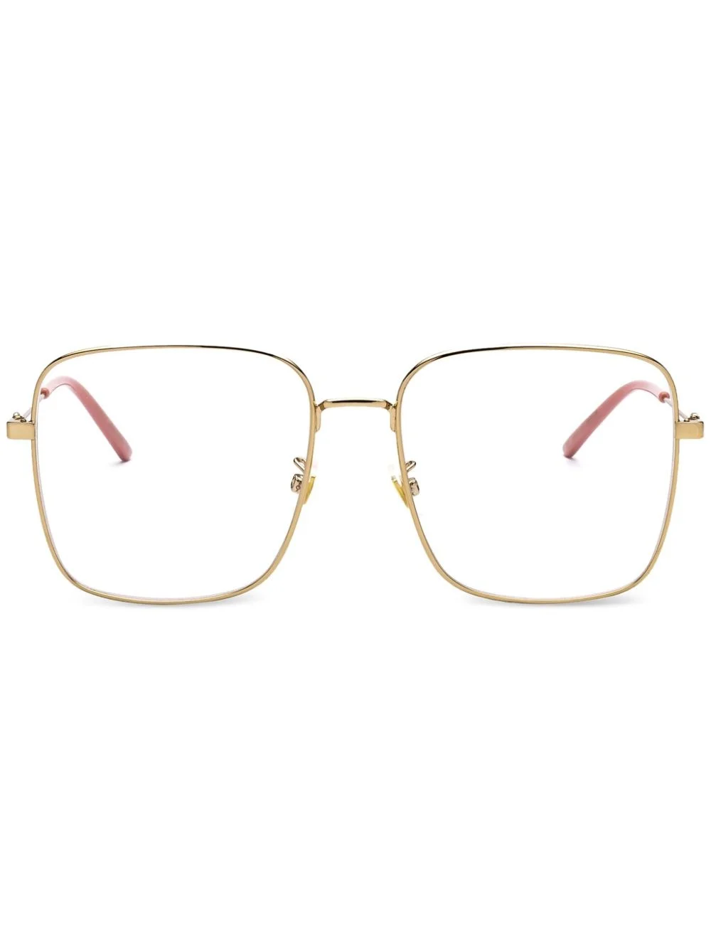 square-frame glasses - 1