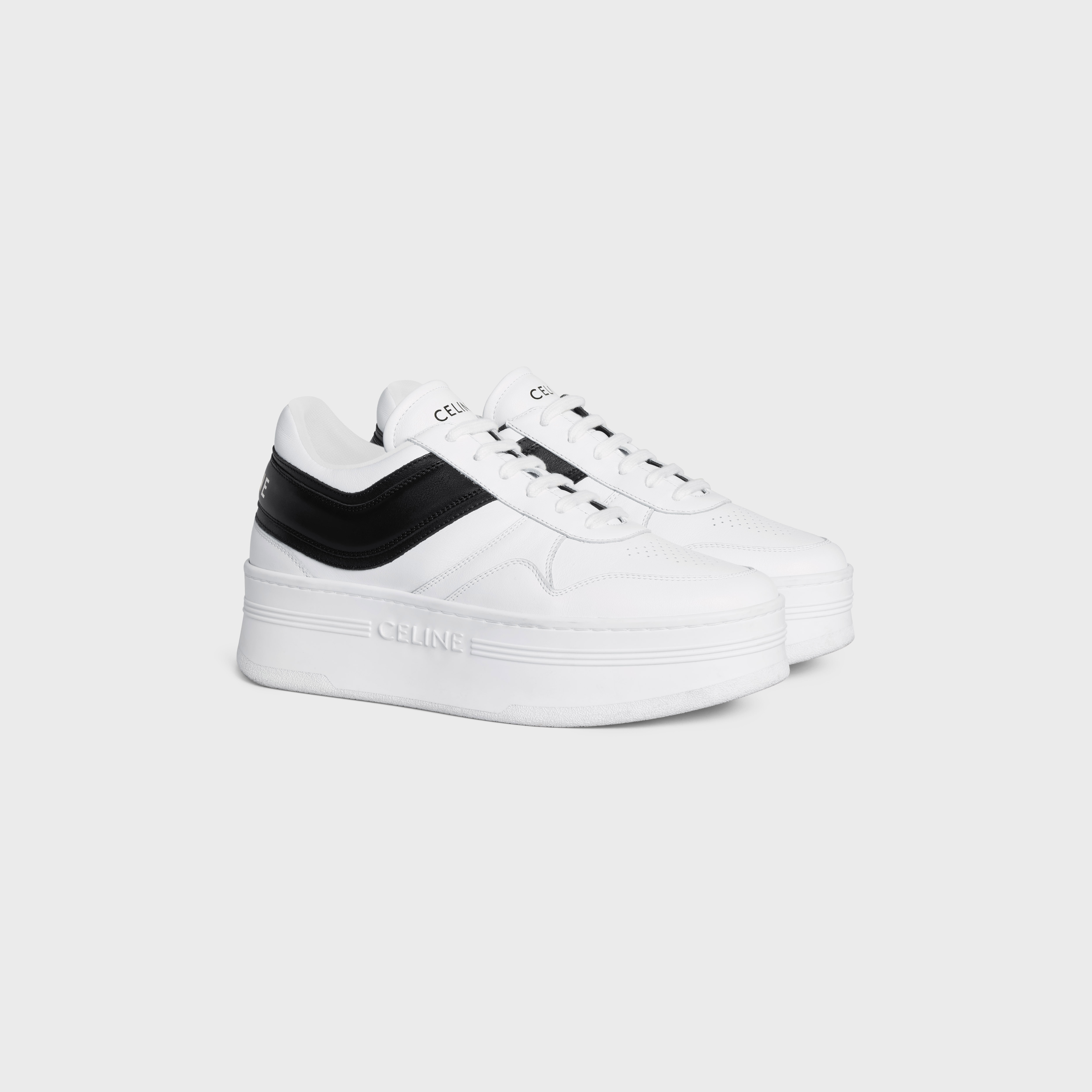 CELINE - BLOCK SNEAKERS WITH WEDGE in CALFSKIN - 2
