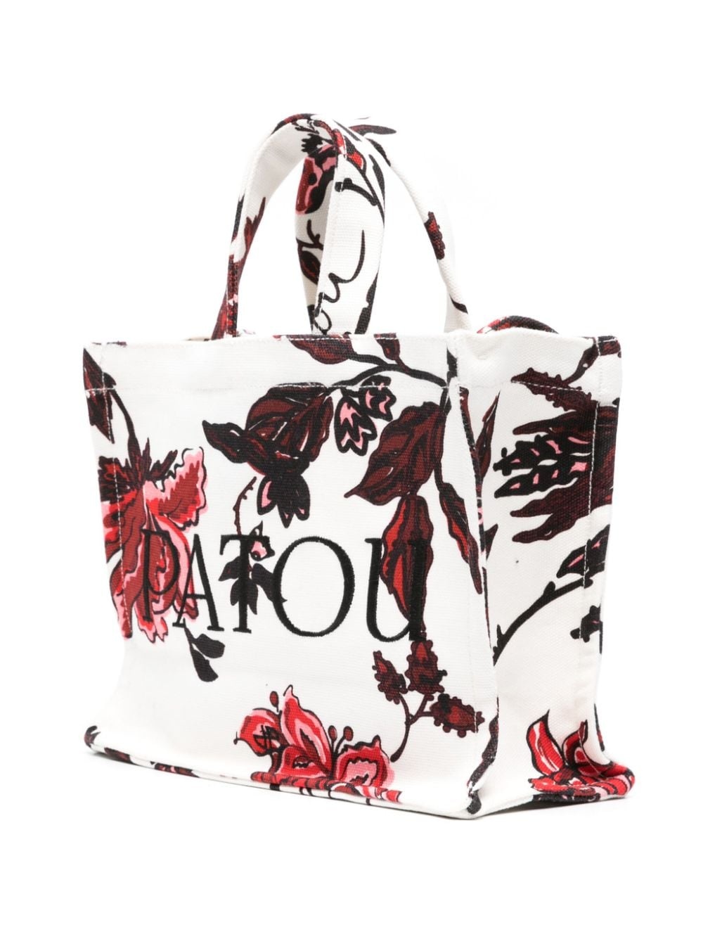small floral-print tote bag - 3
