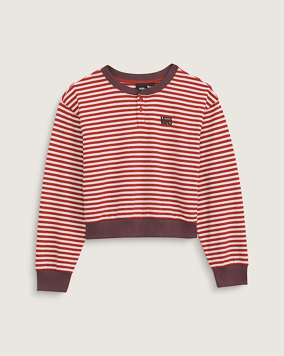 Molly Long Sleeve Henley - 1