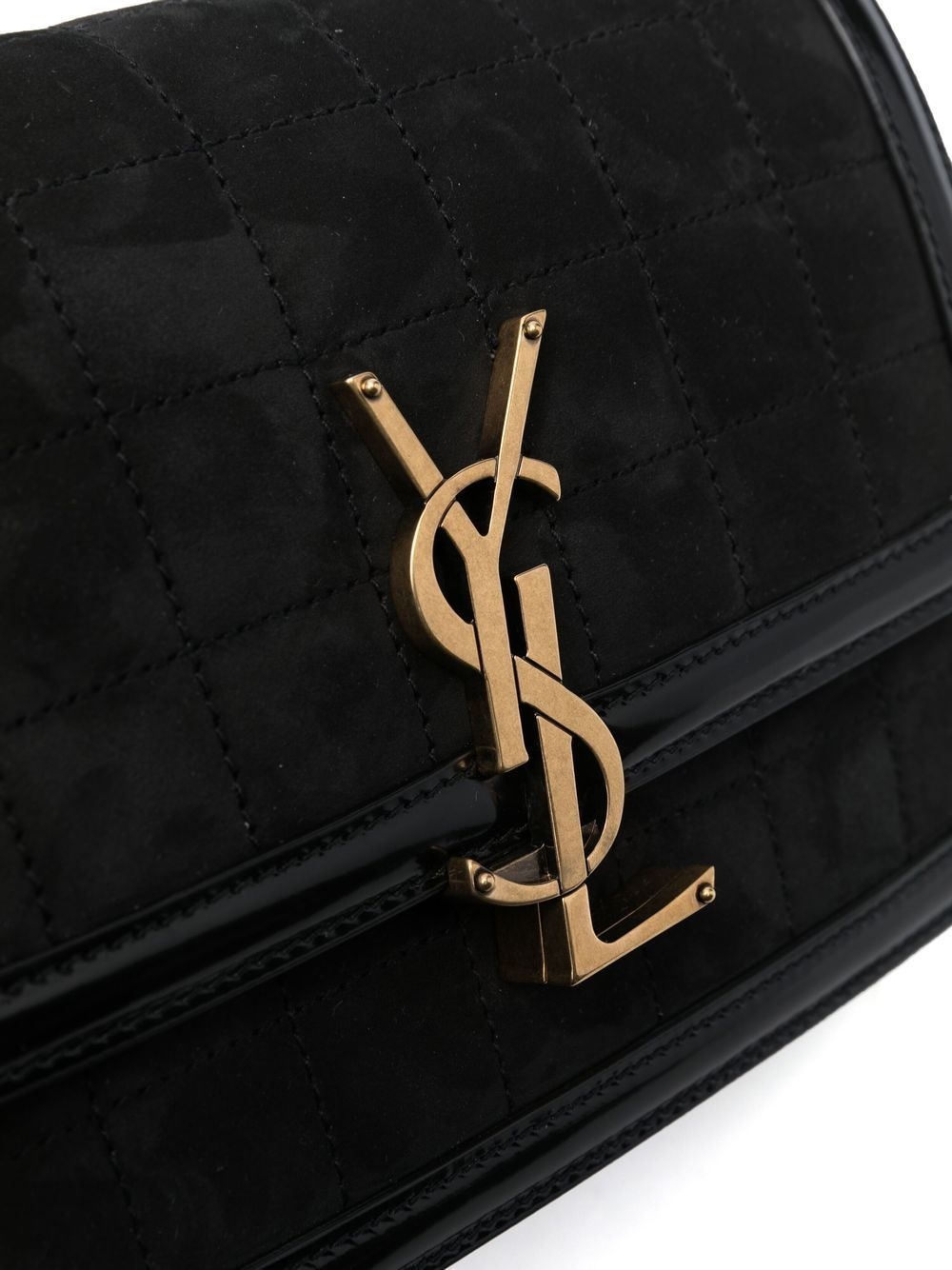 YSL logo-plaque shoulder bag - 4