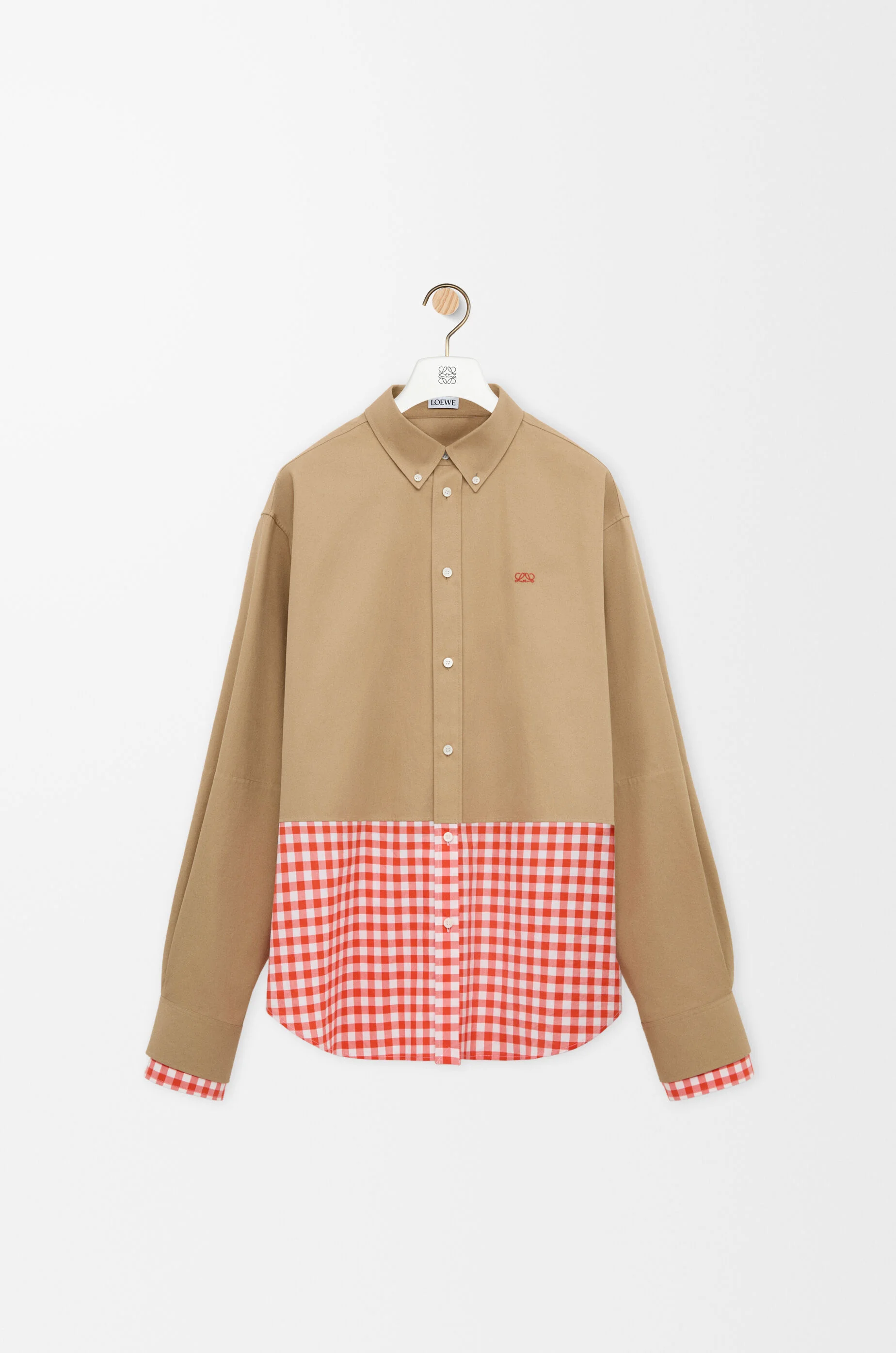 Shirt in cotton twill and poplin - 1