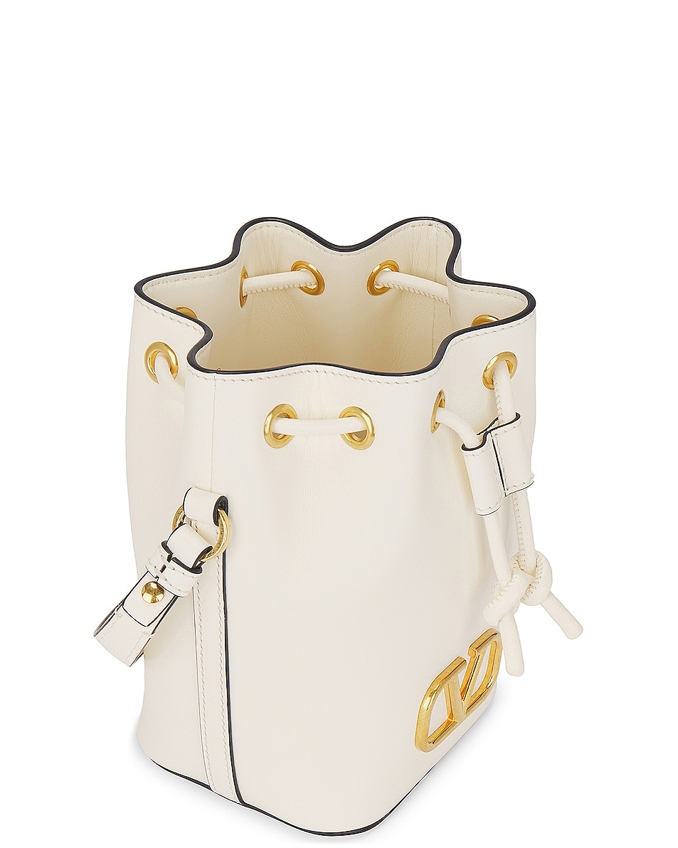 Valentino V Logo Signature Mini Bucket Bag | forward