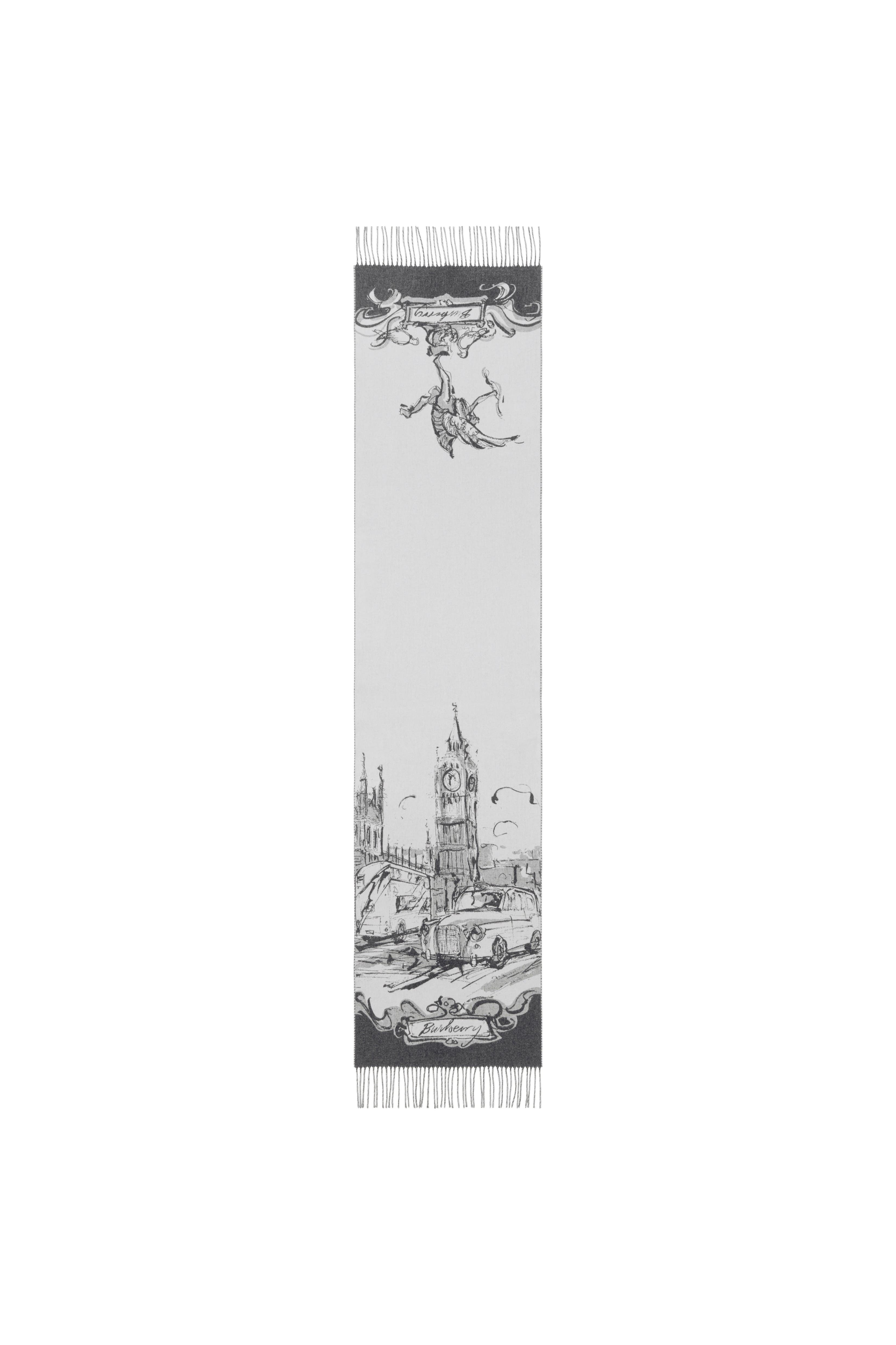 burberry Westminster Cashmere Scarf in Wisp at Nordstrom - 4