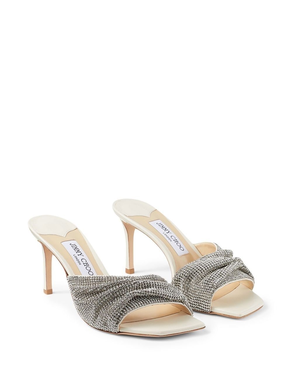 Naria 75mm heeled mules - 2