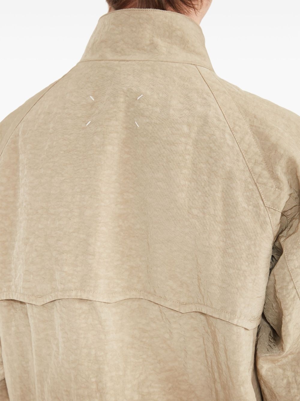 lightweight canvas zipped jacket - 7