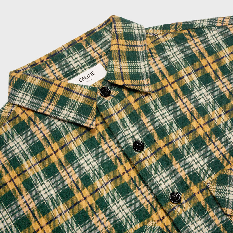 LOOSE SHIRT IN CHECKED WOOL 3