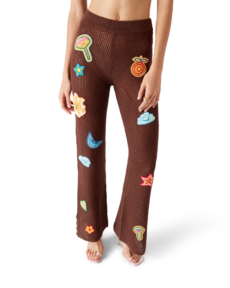 Motif Crochet Trousers | Casablanca Paris 4