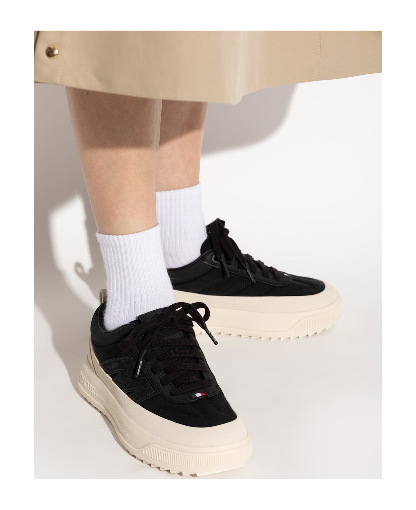 Moncler Sports Shoes With Logo - 2