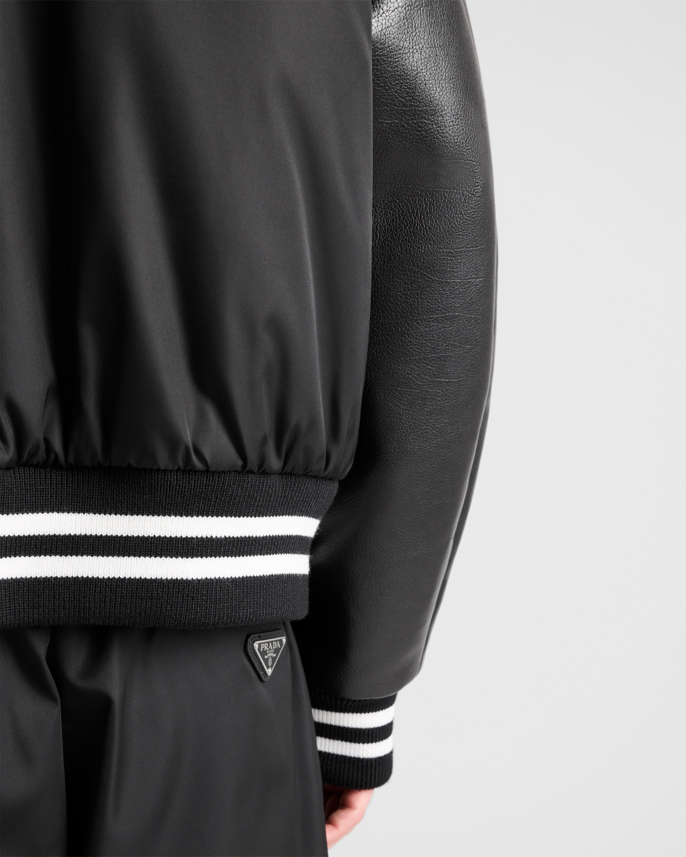 Oversized Re-Nylon bomber jacket - 4