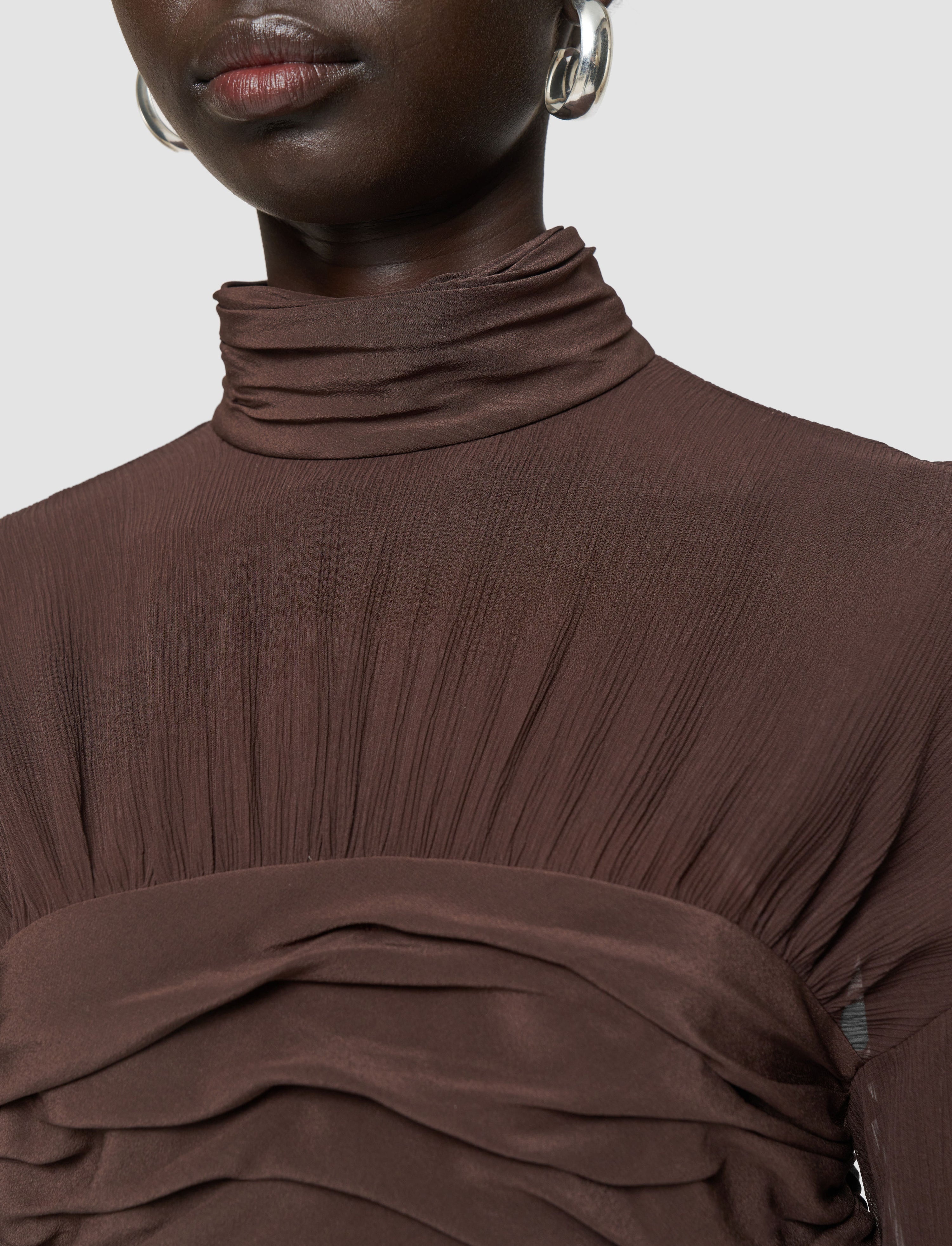 Rachel Crepe de Soie Silk Blouse - 6