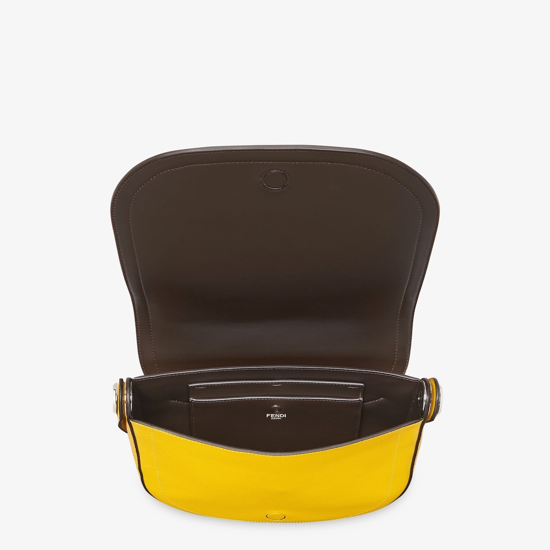 Fendi Roma Leather Chiodo Messenger - 4