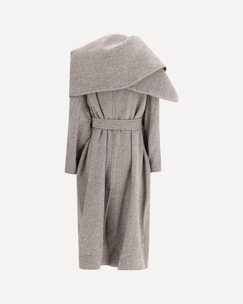 FERRAGAMO Oversized asymmetric Coat outlook