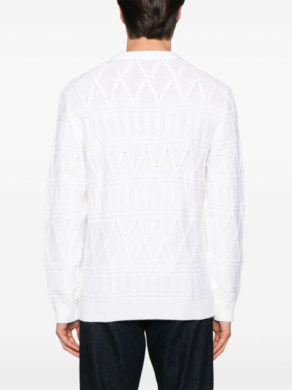 cable-knit sweater - 4