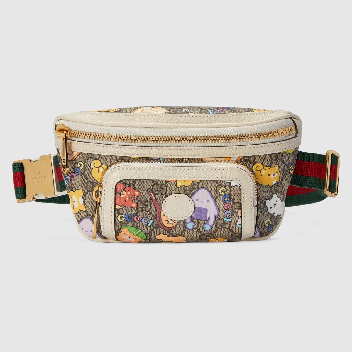 Gucci animal print belt bag - 1