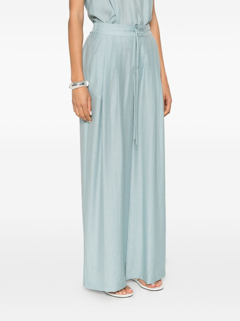 drawstring wide-leg trousers 4