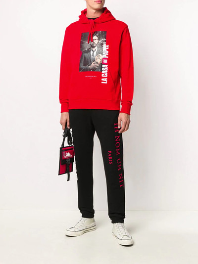 ih nom uh nit graphic print hoodie outlook