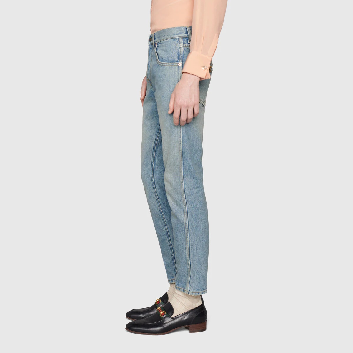 Tapered denim pant - 4