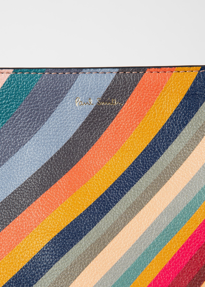 'Swirl' Leather Tote Bag 5