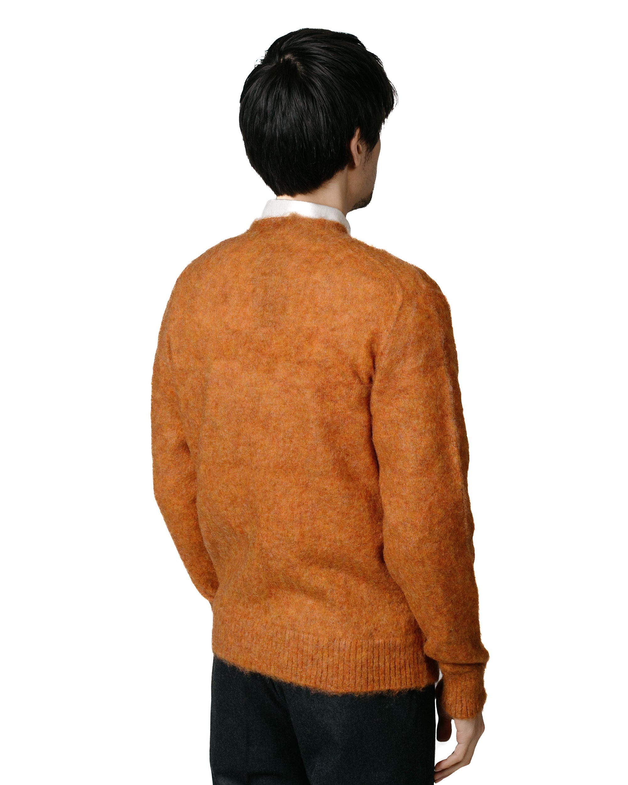 Cardigan Stretch Mohair Orange - 3