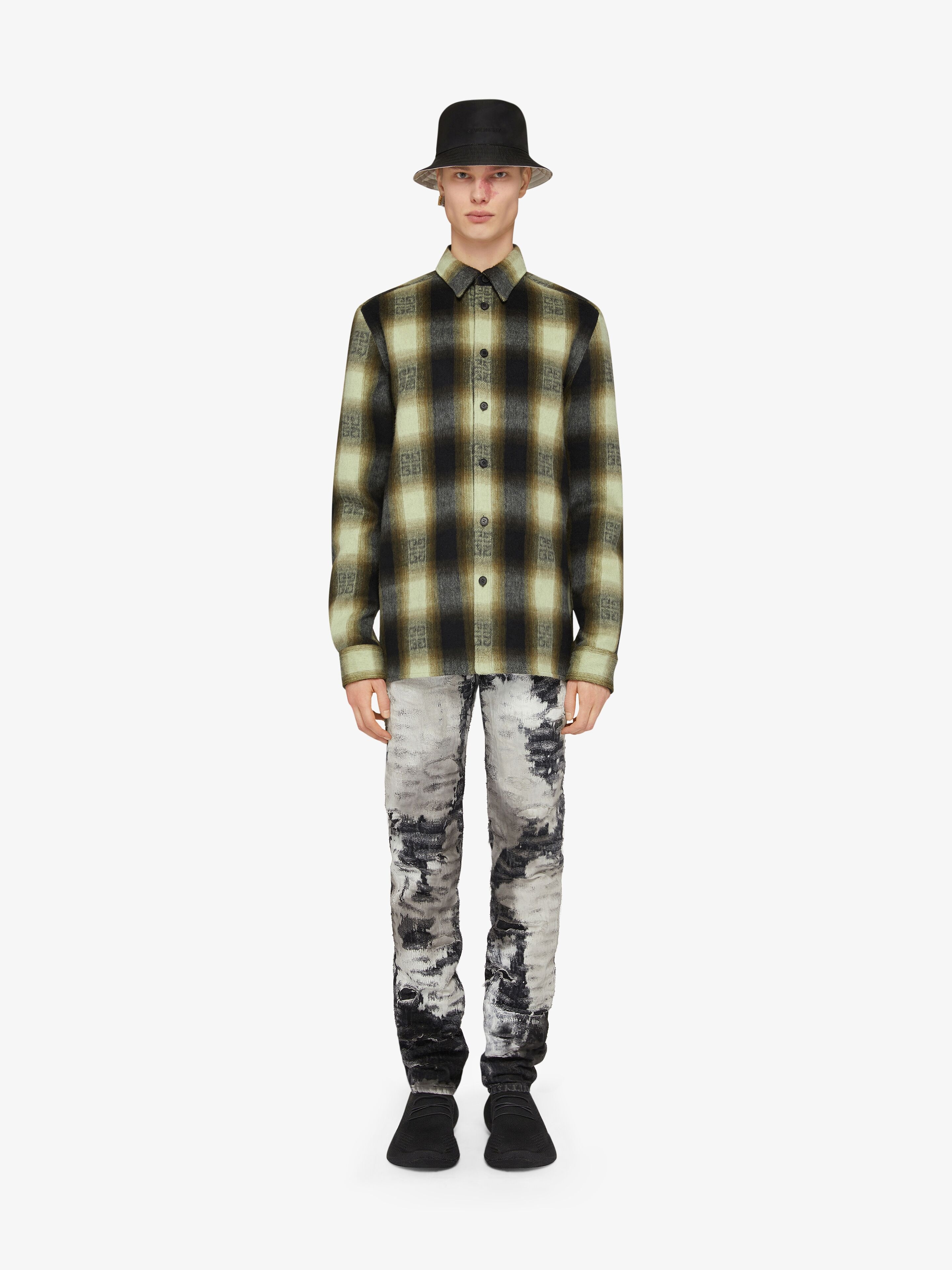 OVERSHIRT IN 4G CHECKED WOOL - 2
