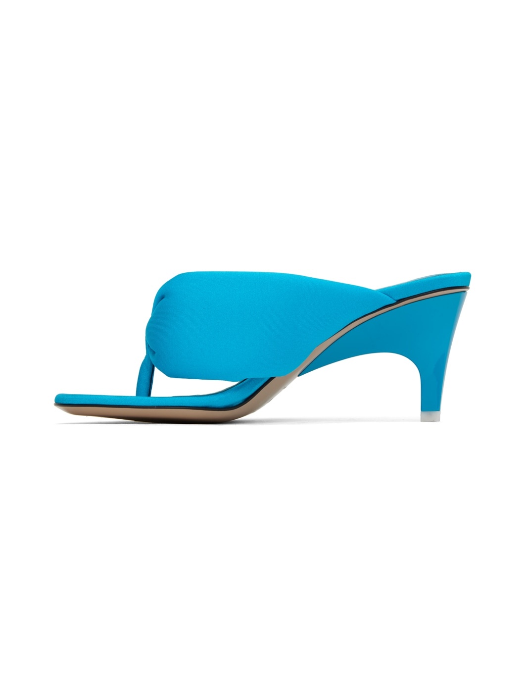 Blue Rem Heeled Sandals - 3