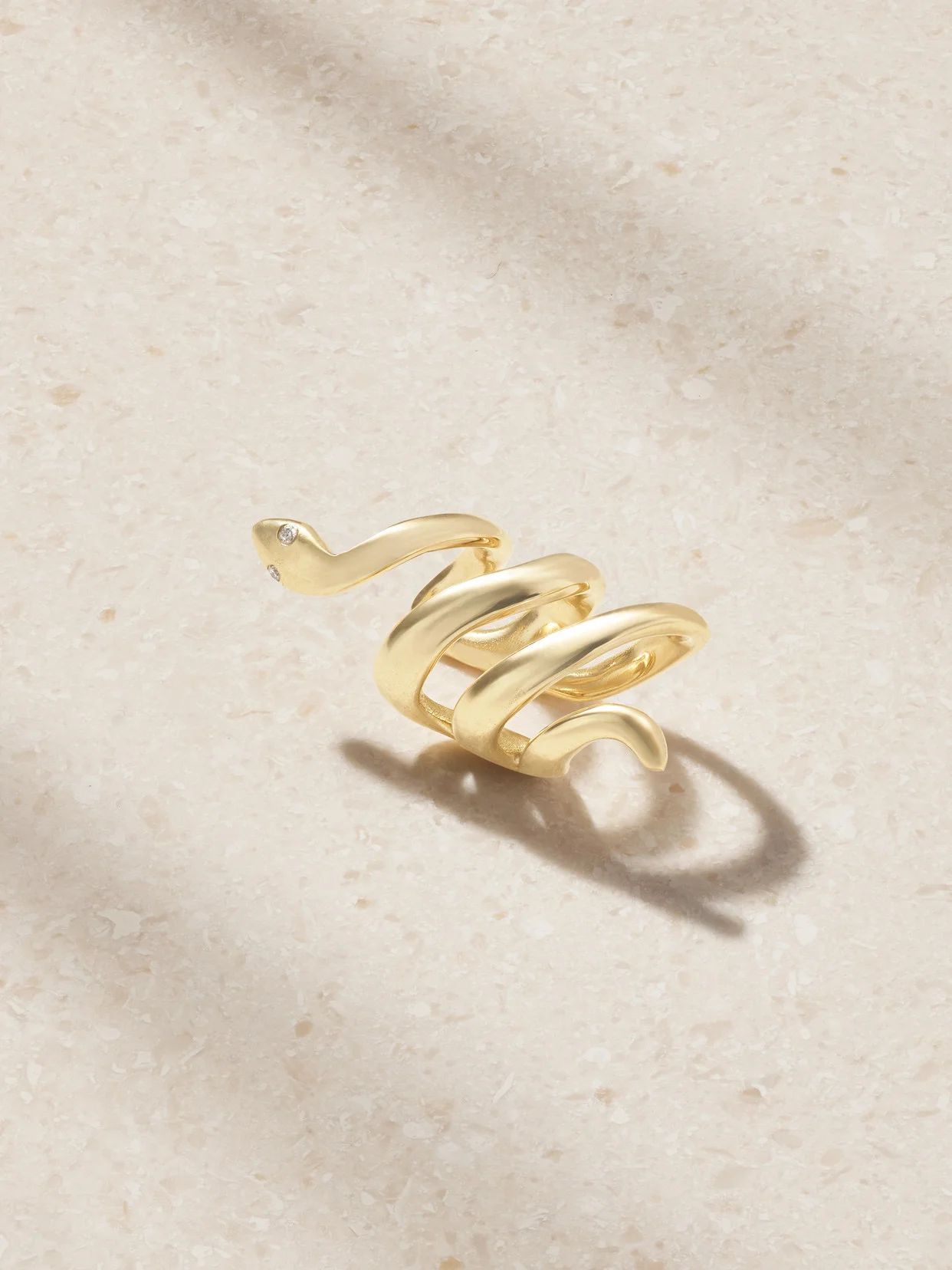 Cobra 18-karat Gold Diamonds Ear Cuff - 1