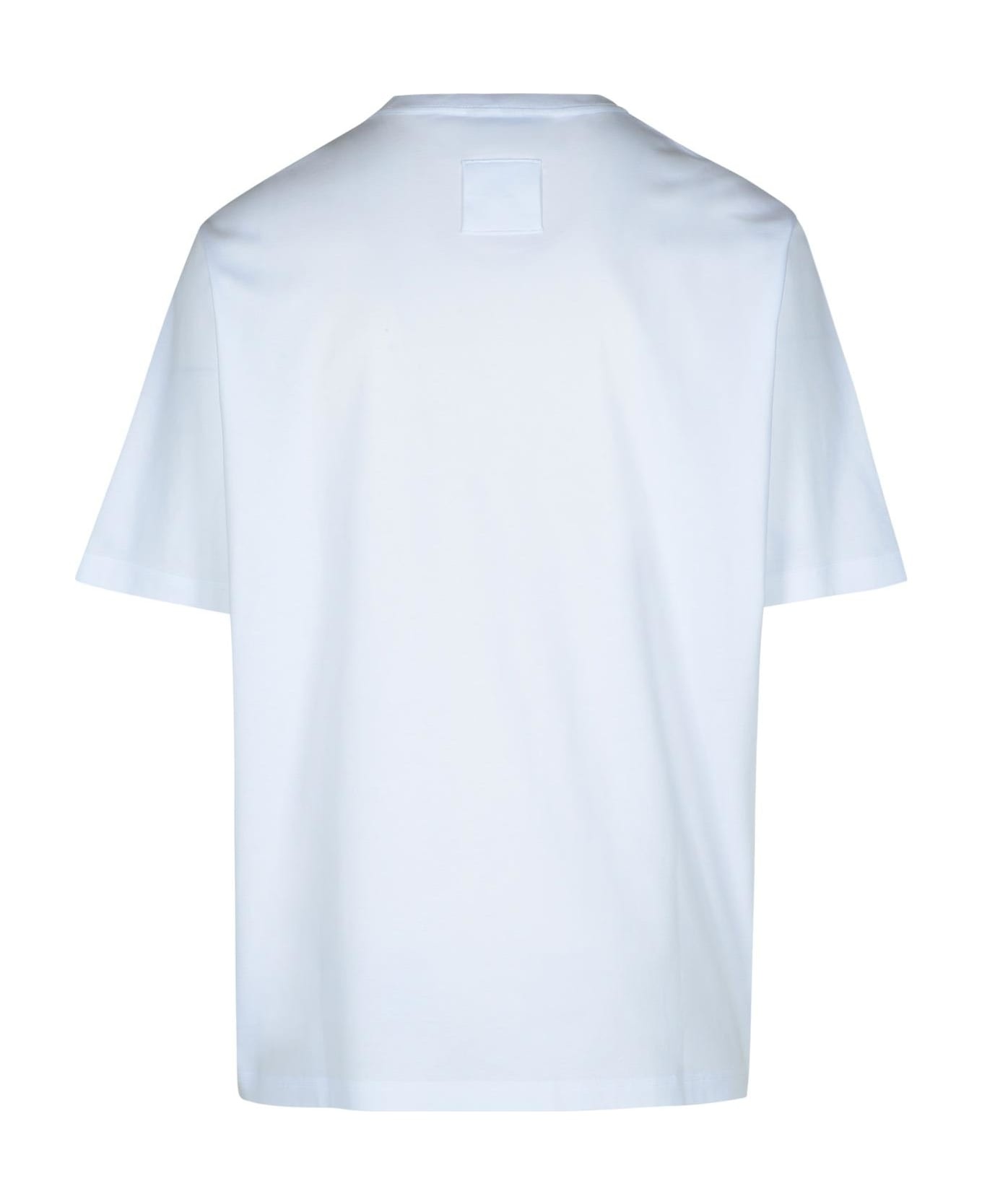 White Cotton T-shirt - 3