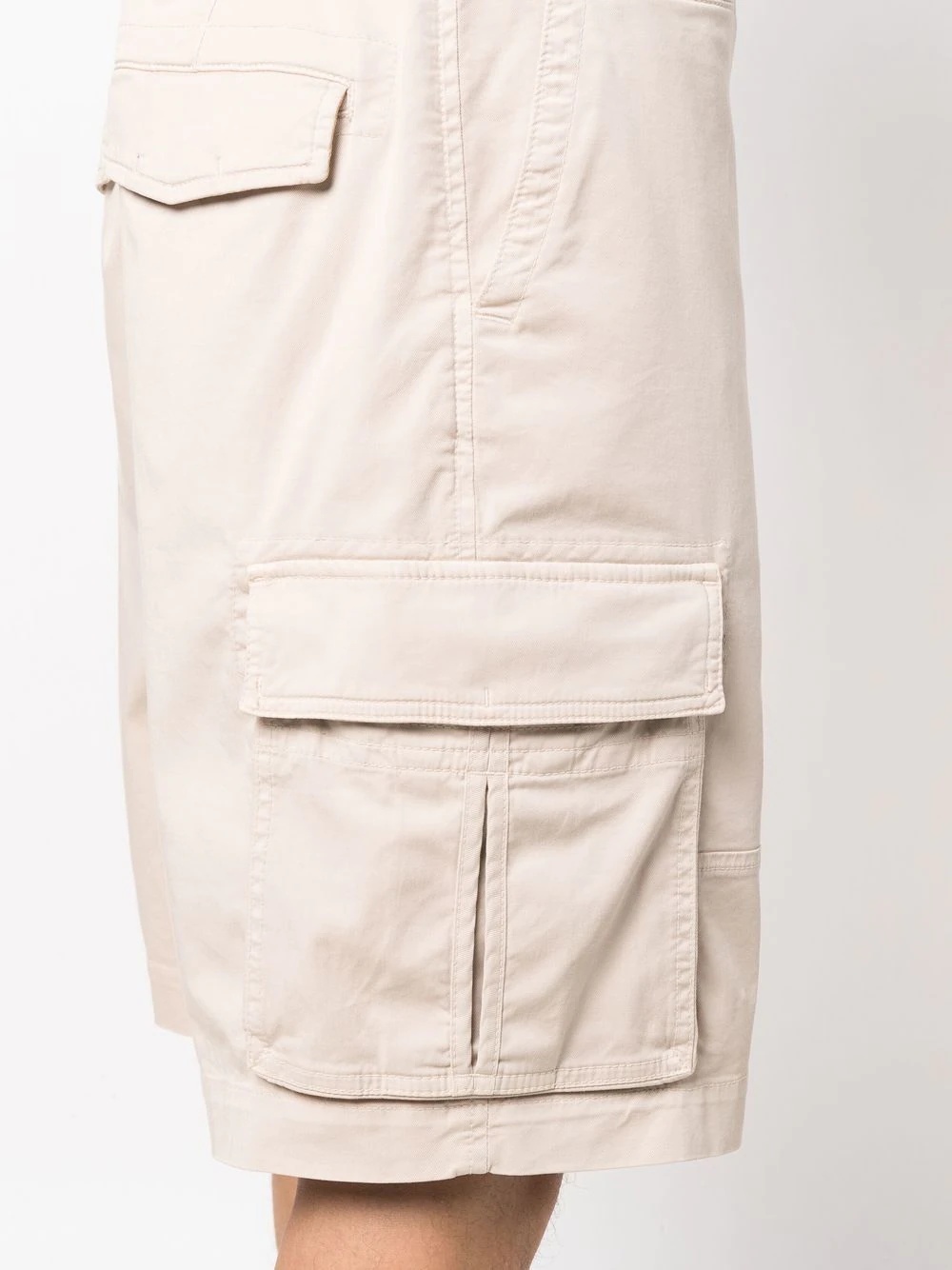 drawstring cargo shorts - 5