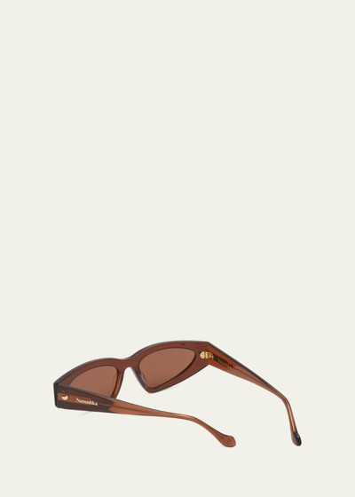 Nanushka Crista Acetate Cat-Eye Sunglasses outlook