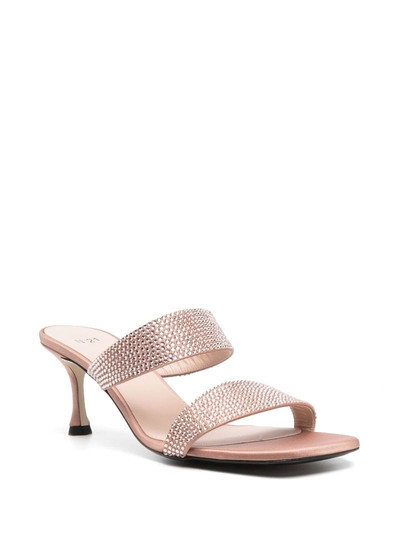 N°21 70mm sequin-embellished calf-leather mules outlook