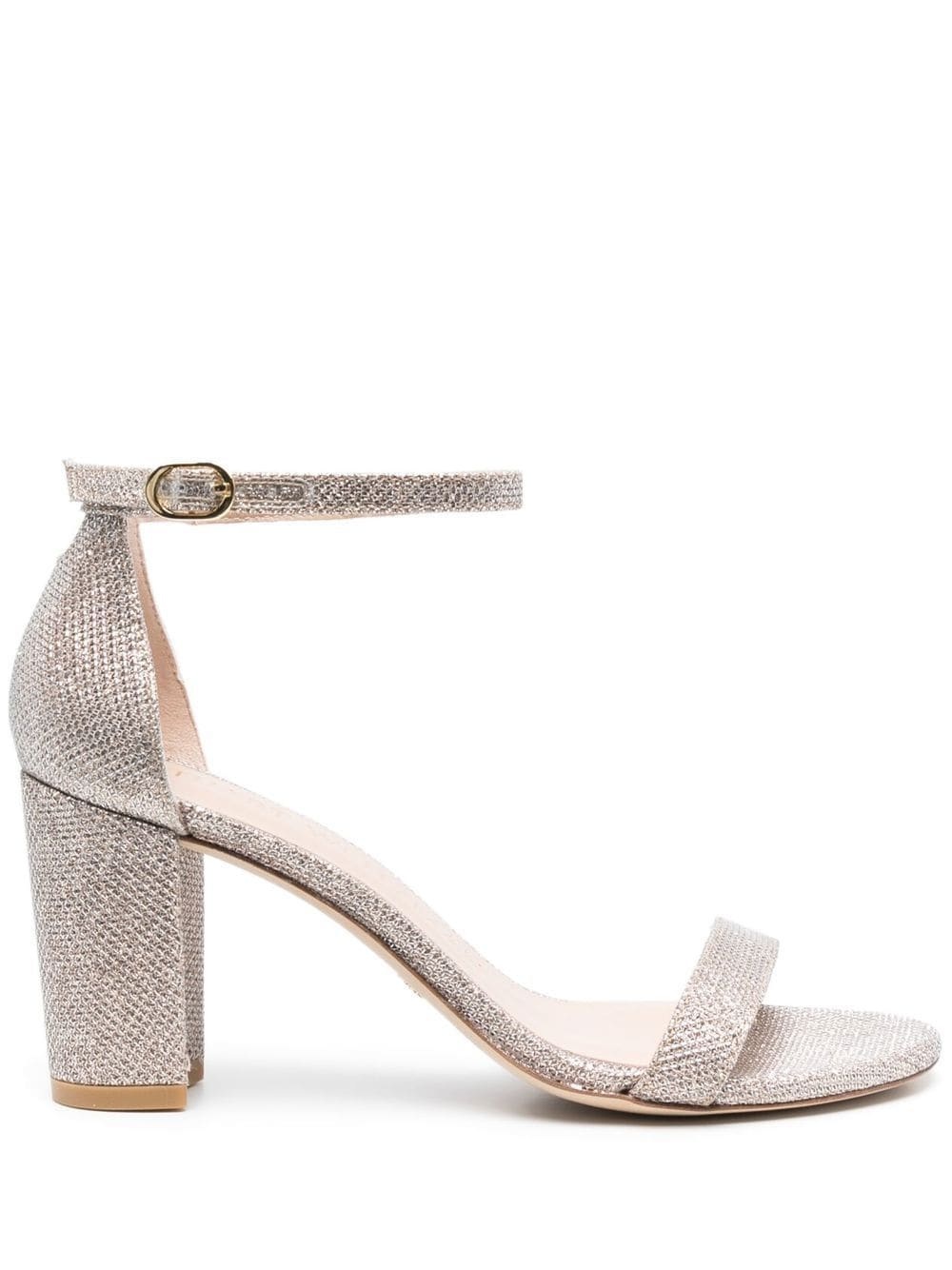 Nearlynude 70mm glitter sandals - 1