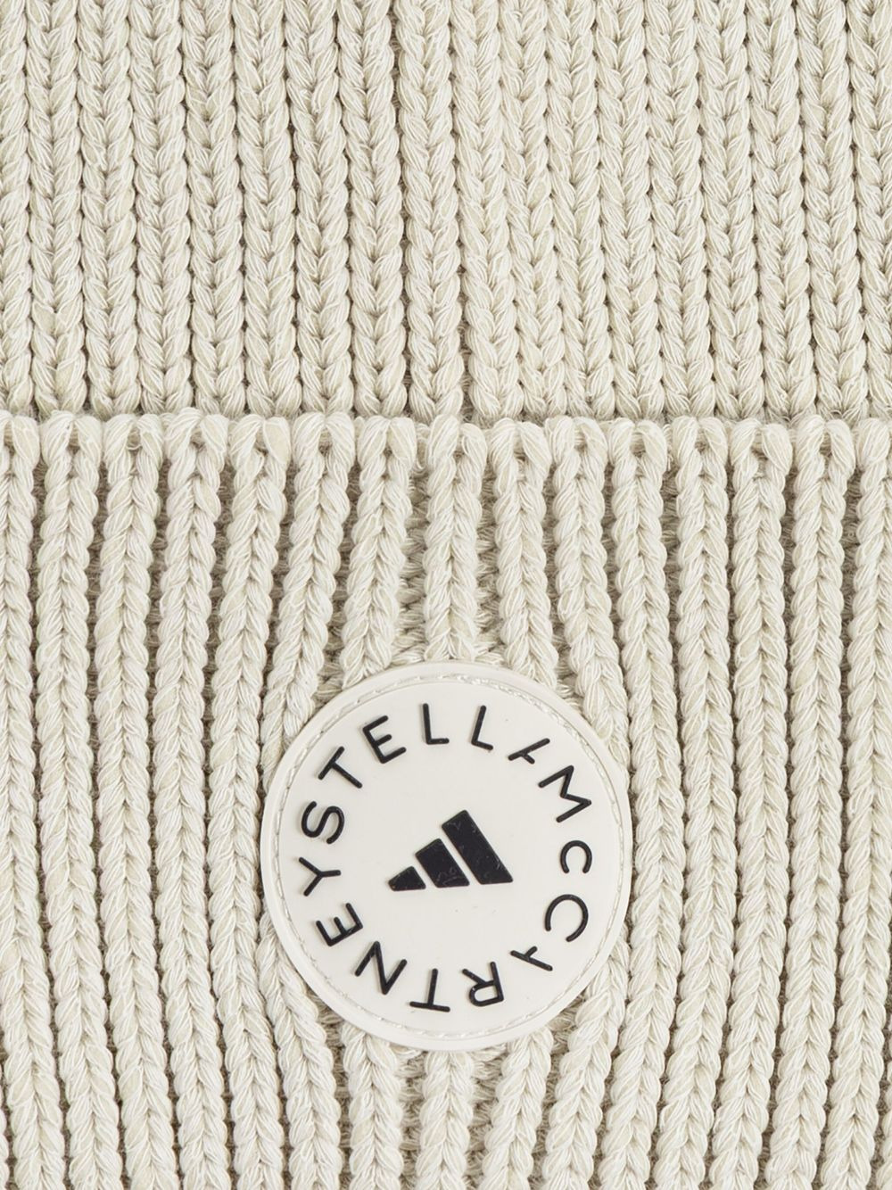 logo-patch ribbed beanie - 3