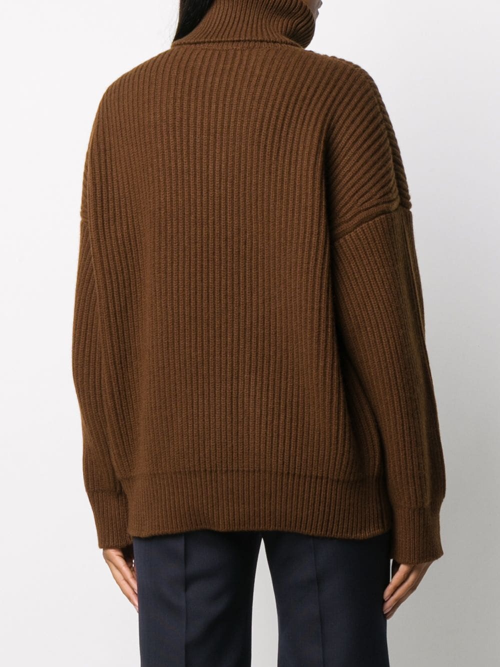 chunky roll neck sweater - 4