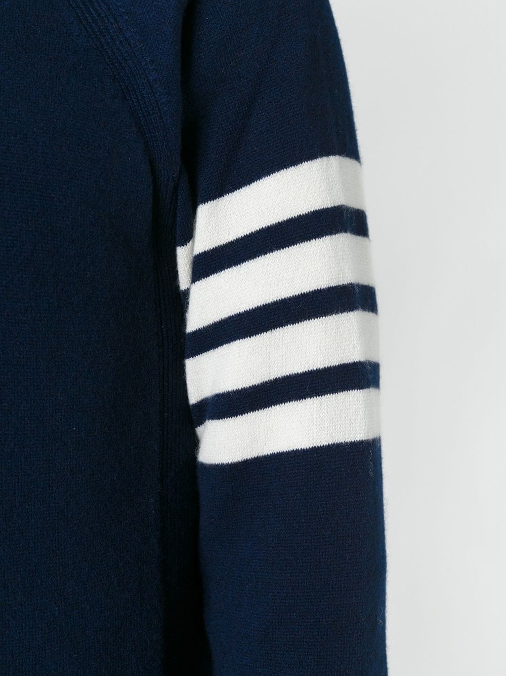 4-Bar crew neck cashmere jumper - 5