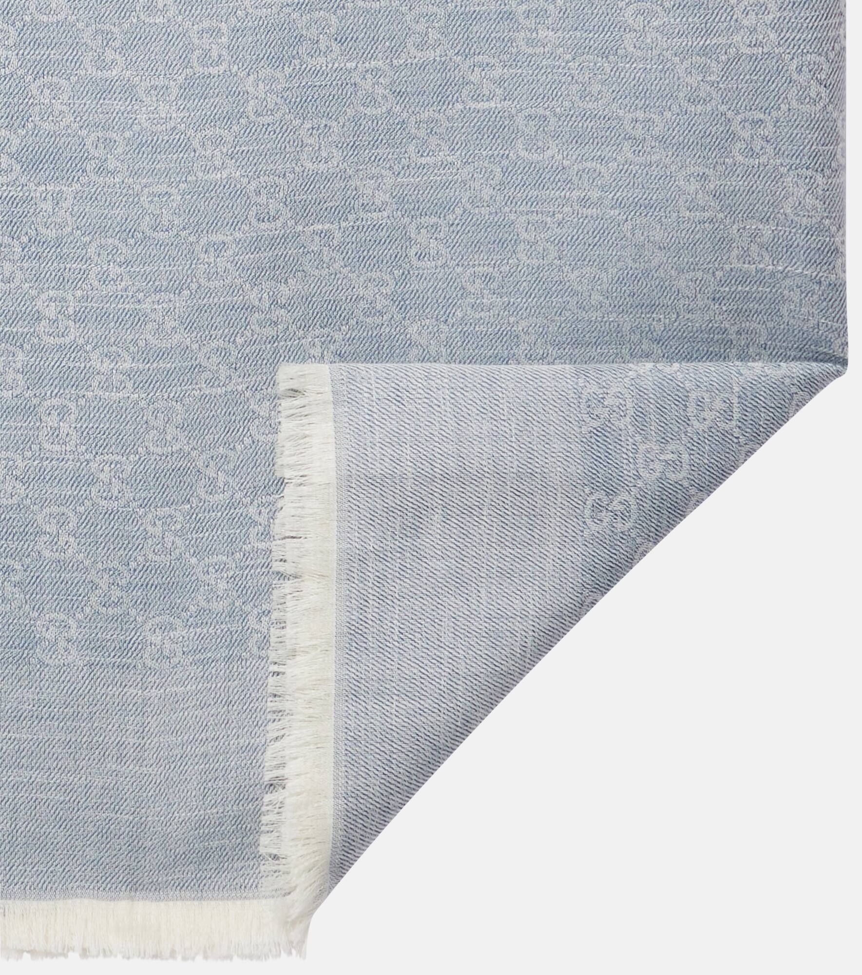 GG cotton, wool, and silk scarf - 4