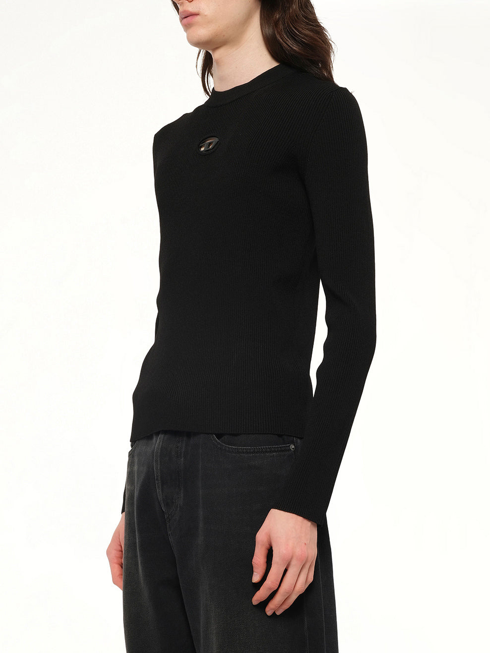 K-Zackary-Round Sweater In Black - 3