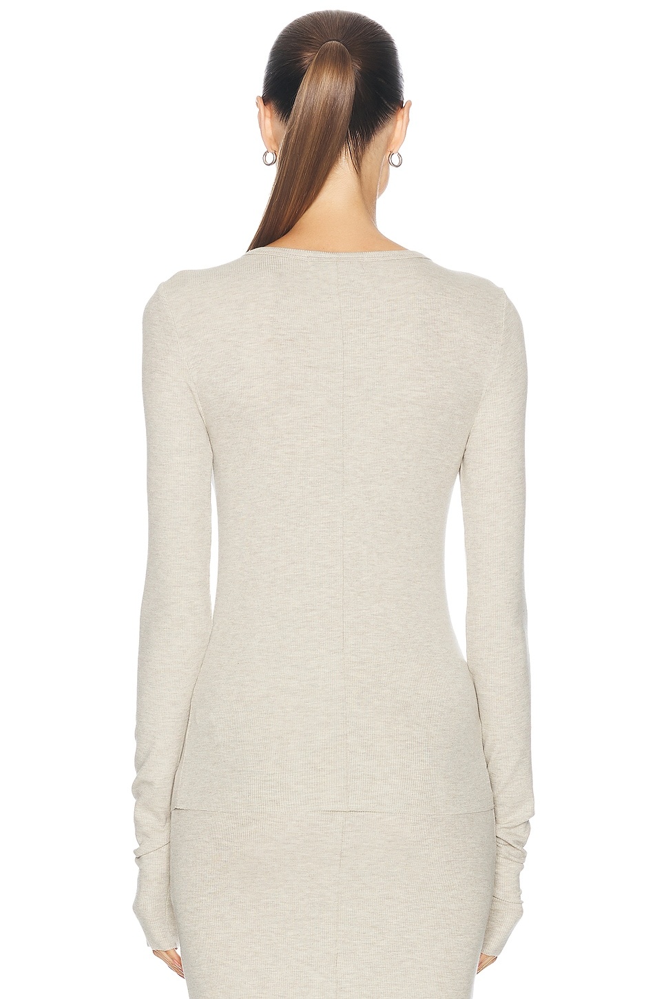 Long Sleeve Fitted Top - 3