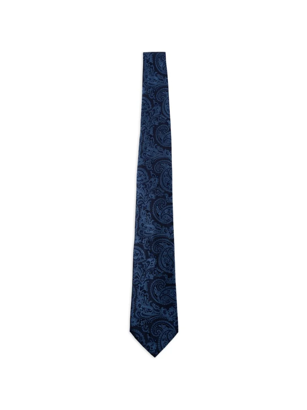 paisley-pattern silk tie - 1