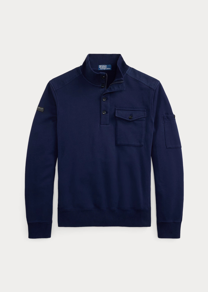 Loopback Fleece Utility Sweatshirt 1