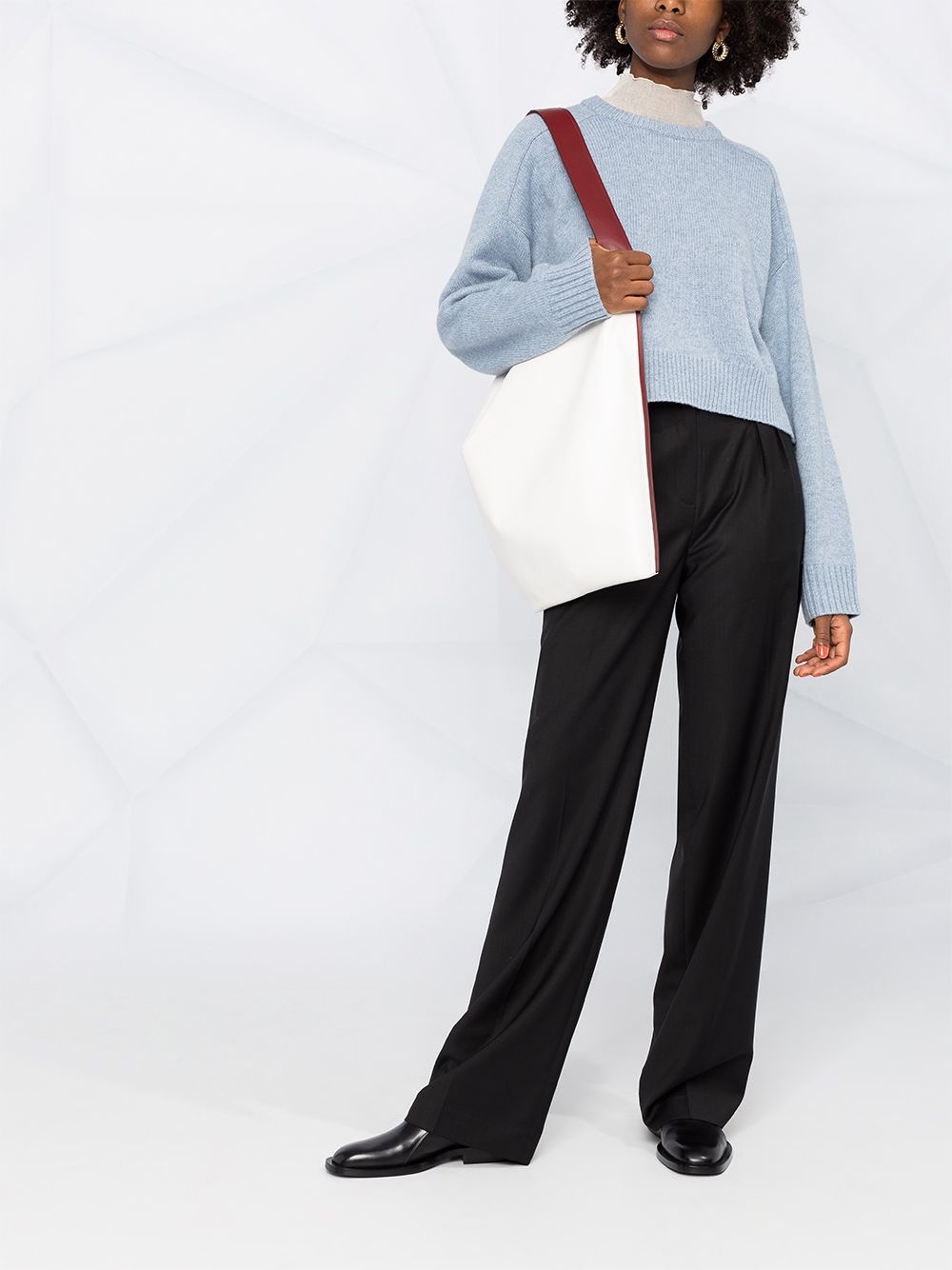 flared wool trousers - 2