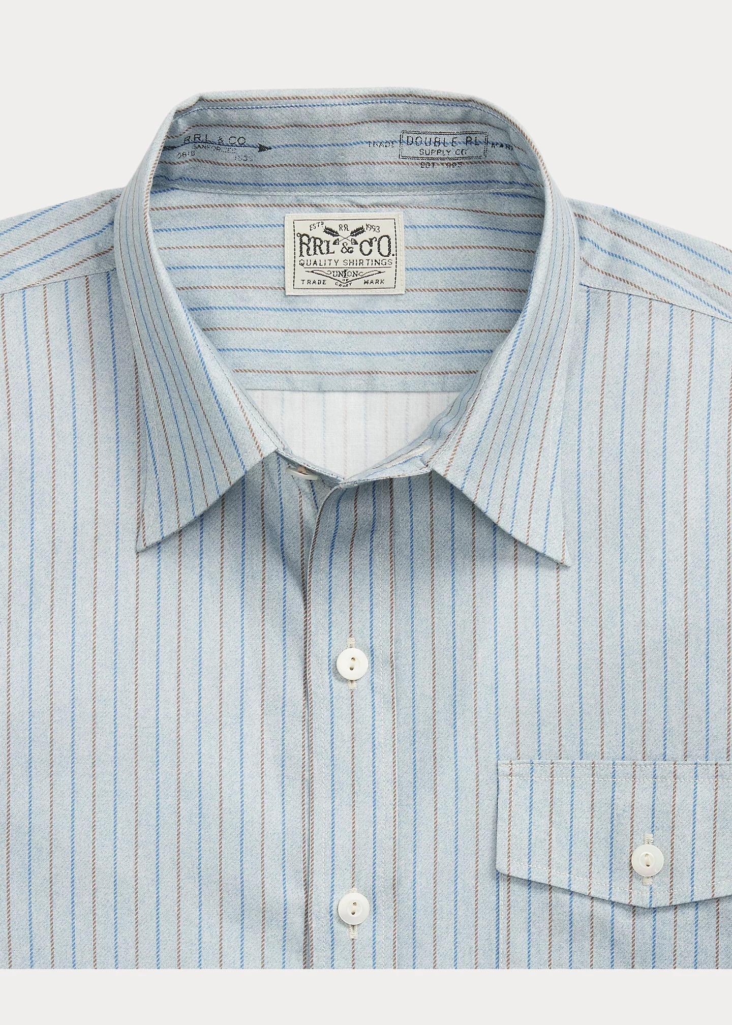 Slim Fit Stripe-Print Woven Shirt - 7