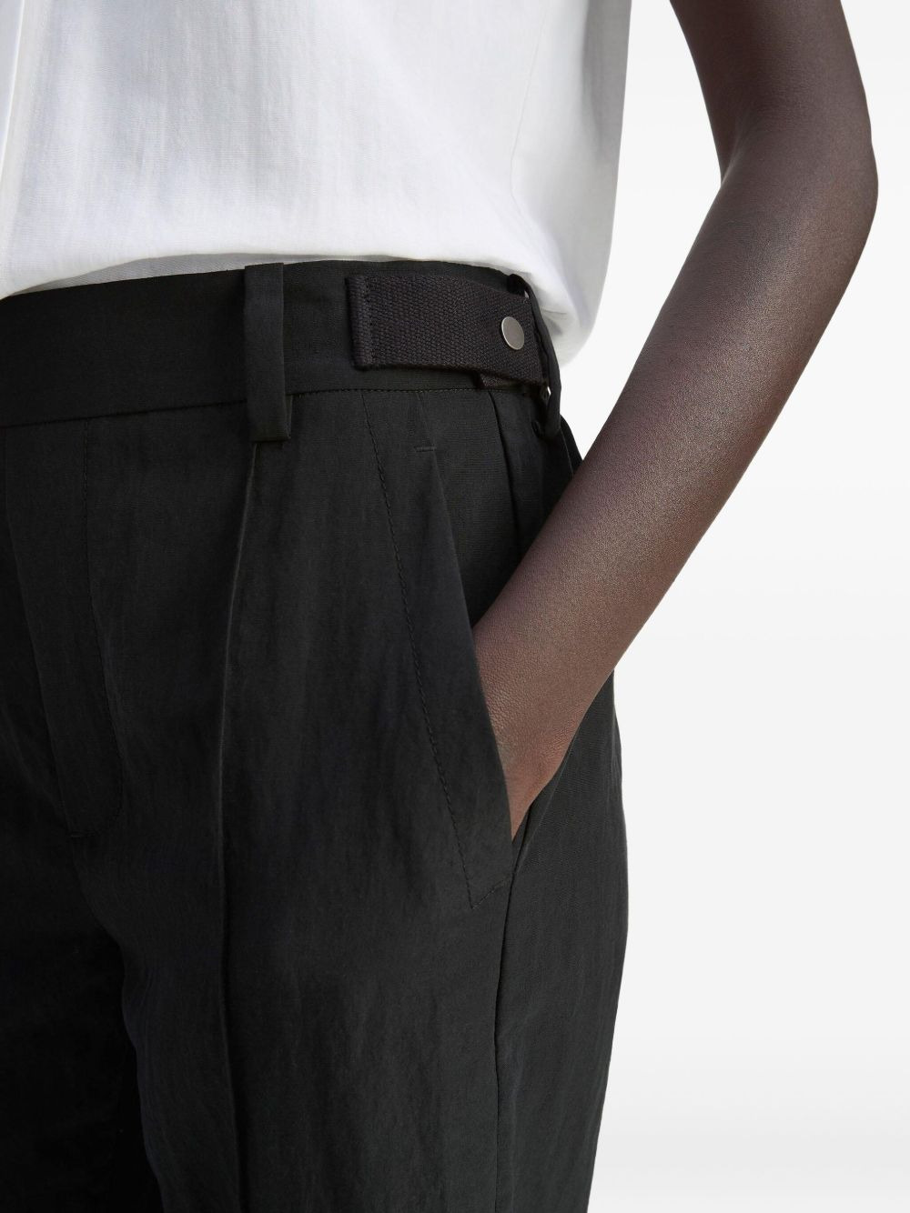 pleated-pocket trousers - 4