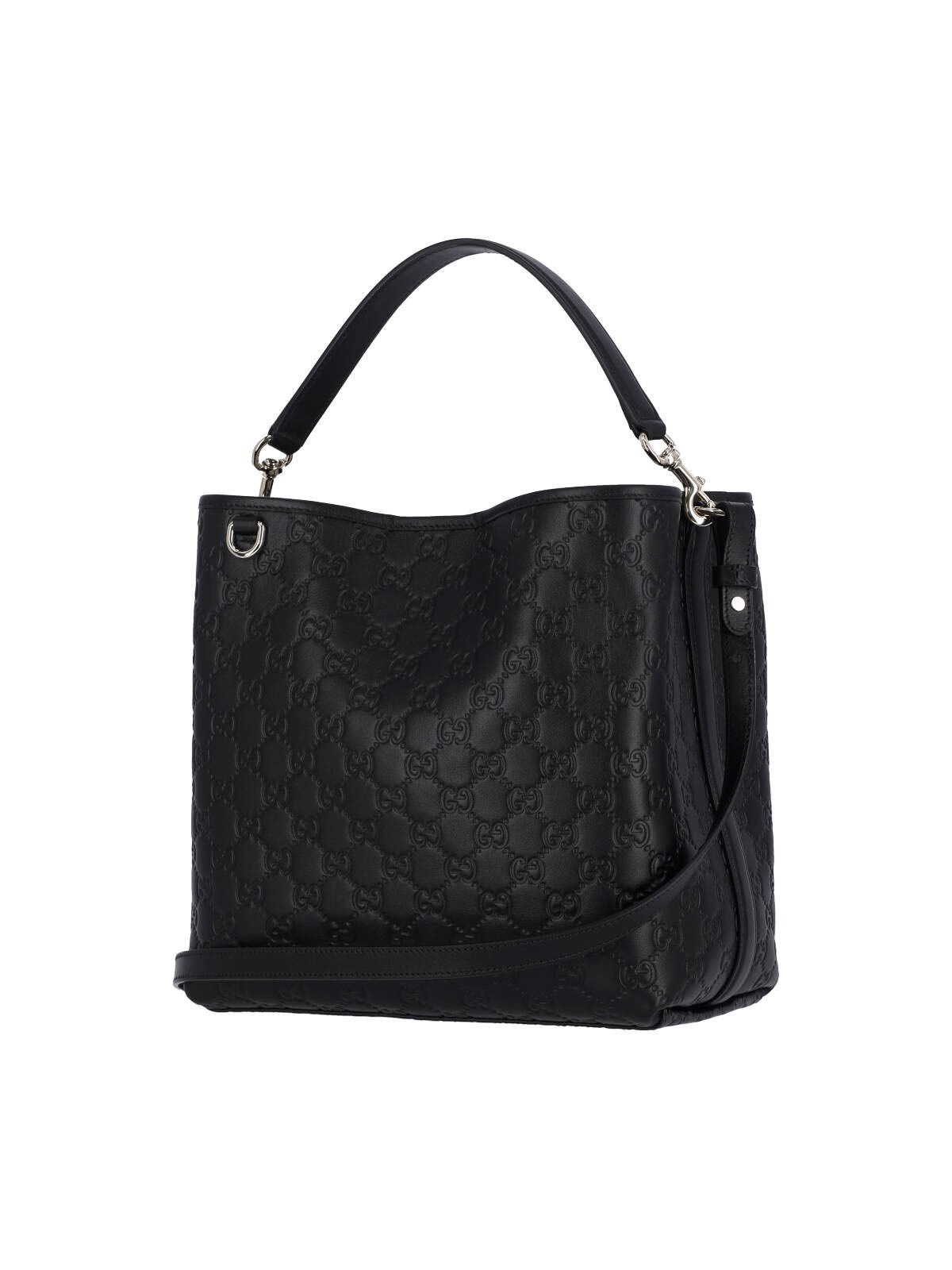 MEDIUM BUCKET BAG "GG EMBLEM" - 2