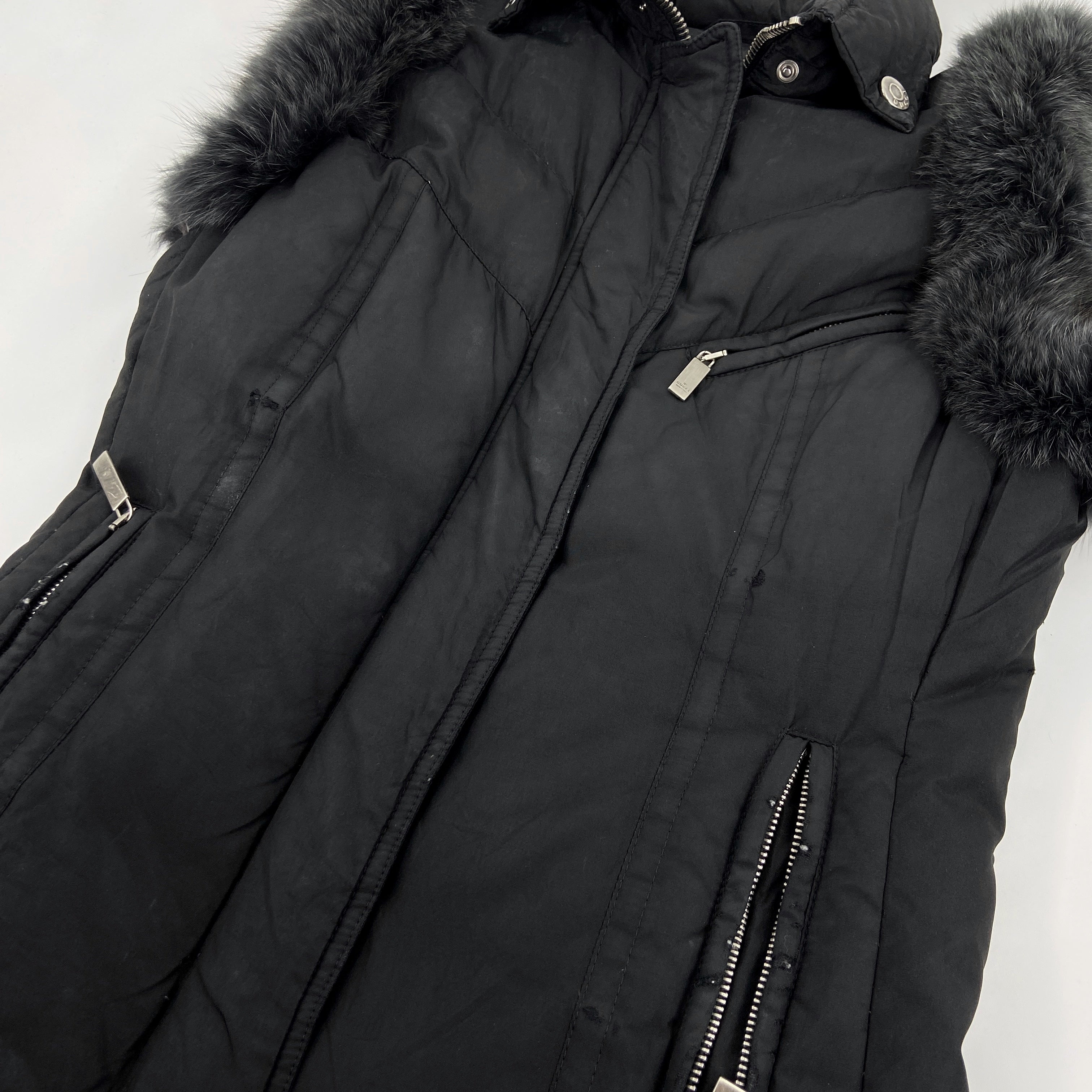 Gucci Fall 1998 Tom Ford Silk Quilted Down Puffer Vest 38 - 14