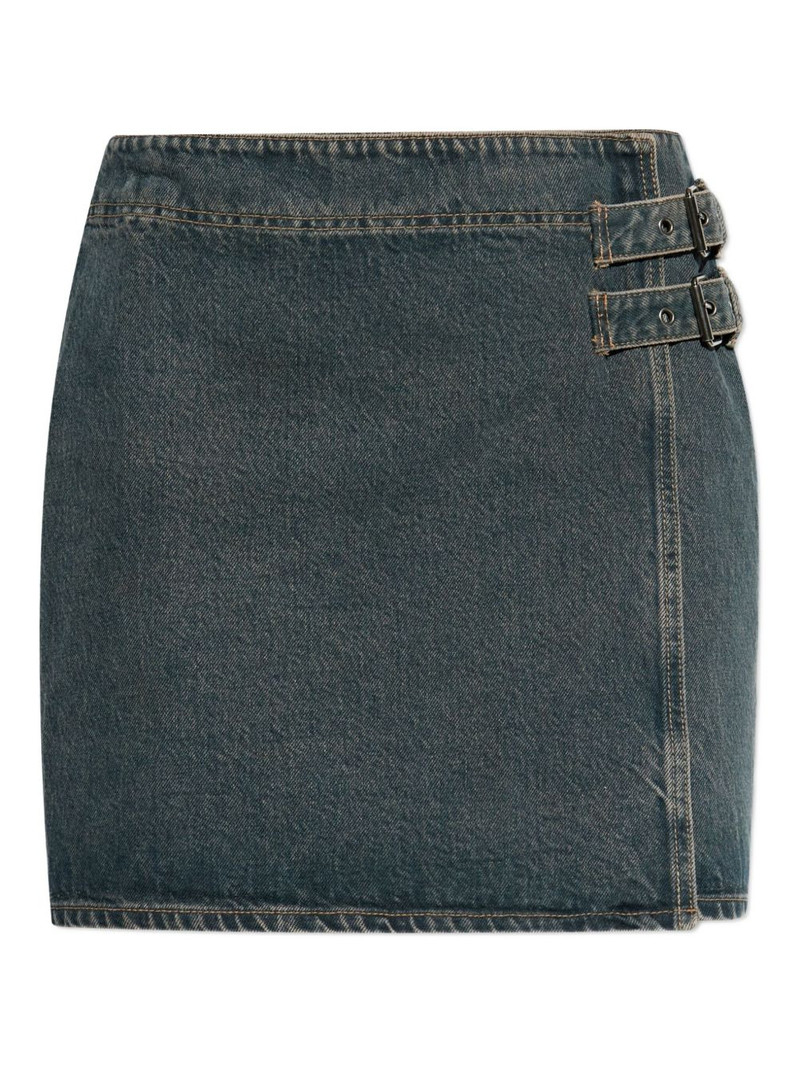 buckle mini skirt 1