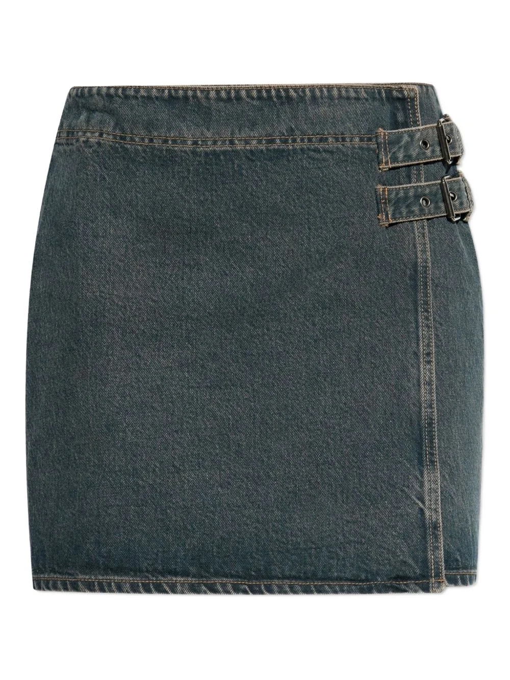 buckle mini skirt - 1