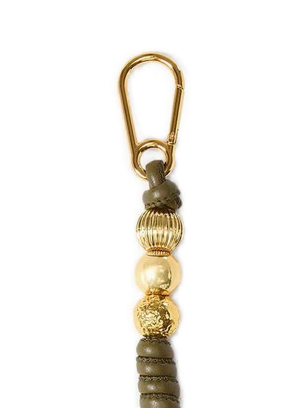 beaded knotted bag charm - 2