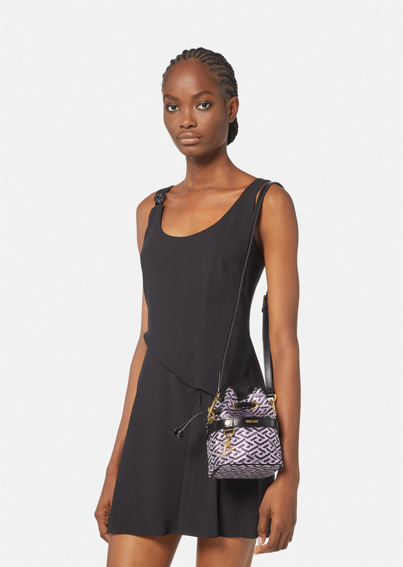 VERSACE La Greca Signature Bucket Bag outlook